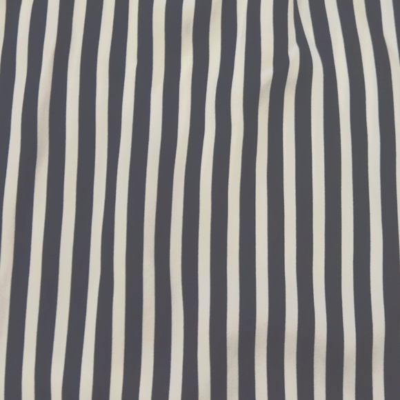 Navy Blue & White Striped Shirt - Picture 2 of 3